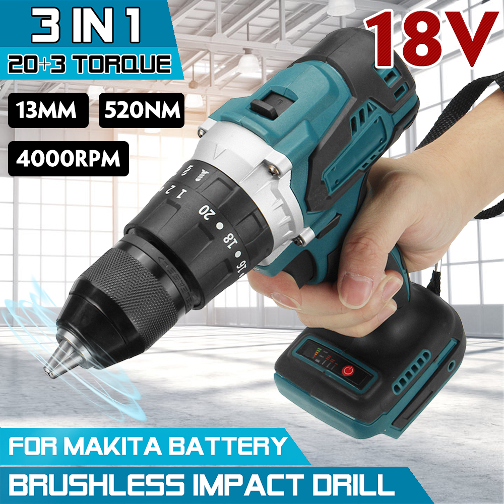 520NM-4000rpm-Brushless-Cordless-Impact-Drill-Diver-For-Makita-18V-Battery-1797674-2