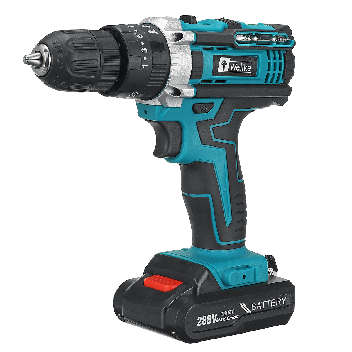 Wolike-288VF-10mm-Electric-Drill-253-Torque-Adjustment-Switch-Stepless-Speed-W1pc2pc-Battery-AUEUUS--1931063-2