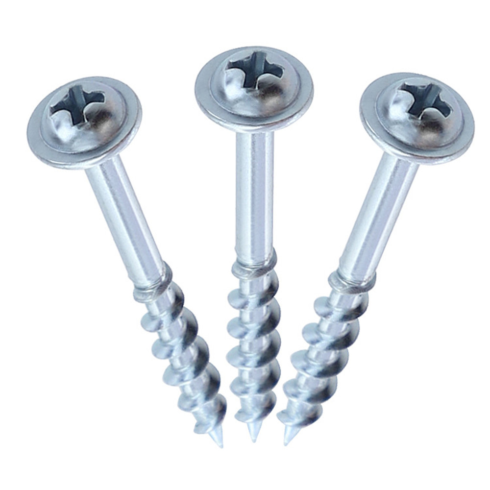 100Pcs-Woodworking-2532385063mm-Pocket-Hole-Screws-PH2-Cross-Driver-Head-Self-tapping-Screw-for-Pock-1684069-2