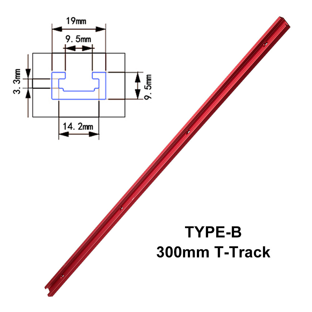 300400500600mm-Aluminum-Alloy-Miter-Slot-T-slot-Rail-DIY-Woodworking-Tool-1716336-1