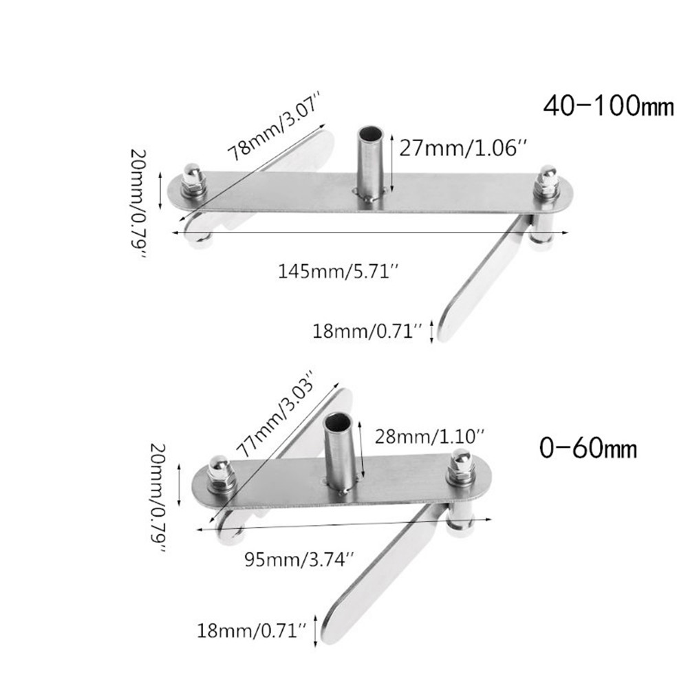 40-100mm-Center-Finder-Pencil-Mark-Centering-Subscriber-Gauge-Line-Alignment-Woodworking-Tool-1401231-9