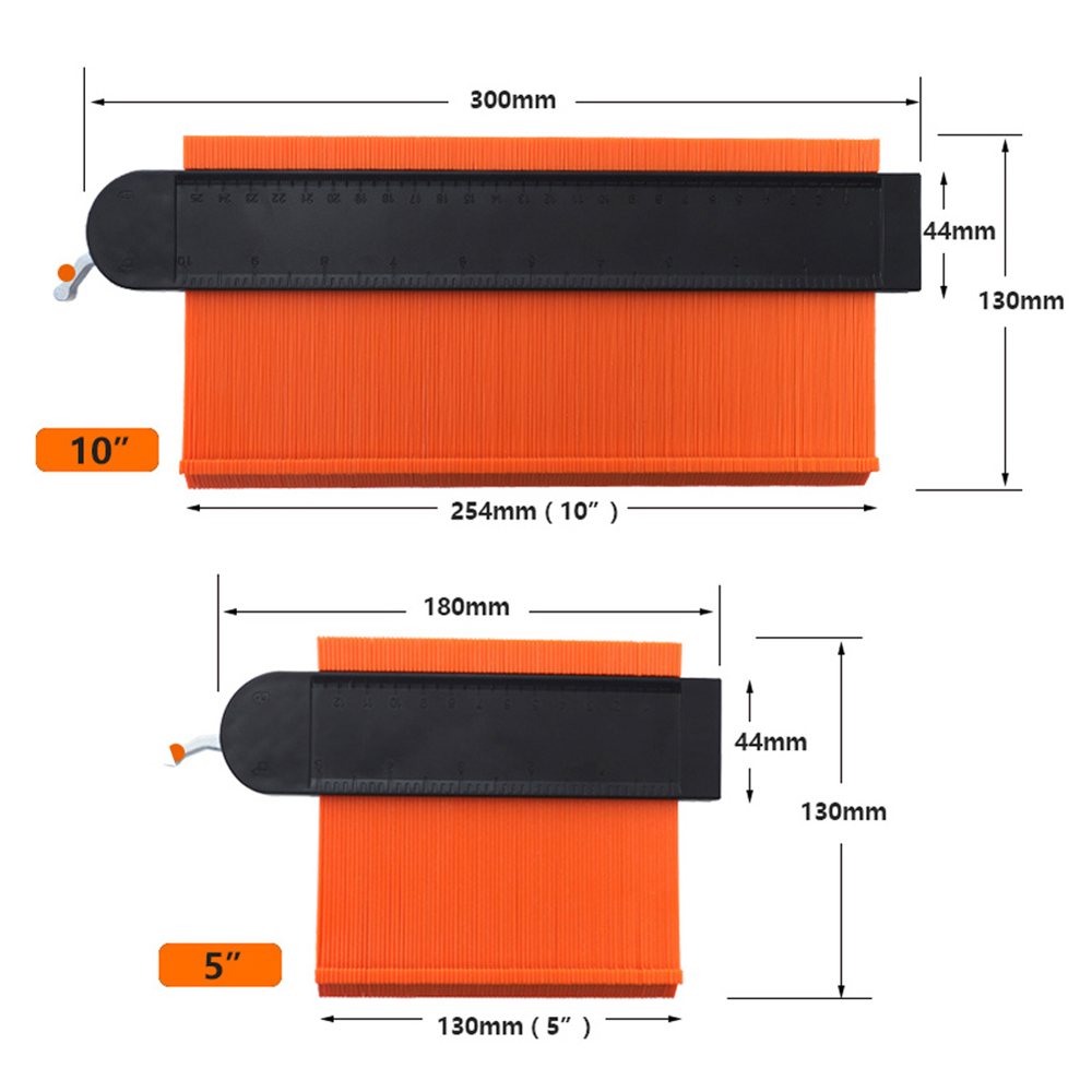 5-or-10-Inch-Metal-Self-Locking-Type-Contour-Gauge-Wider-60mm-Depth-ABS-Profile-Gauge-Shape-Duplicat-1704227-2