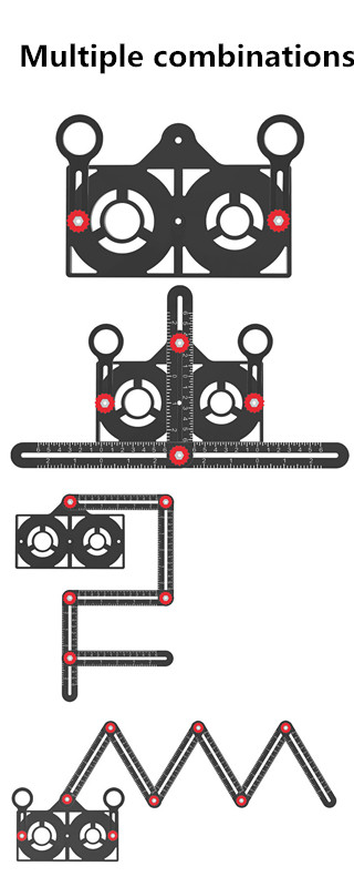 612-Folding-Aluminium-Alloy-Angle-Ruler-Finder-Template-Tool-Multi-Angle-Measuring-Ruler-Corner-Posi-1877653-5