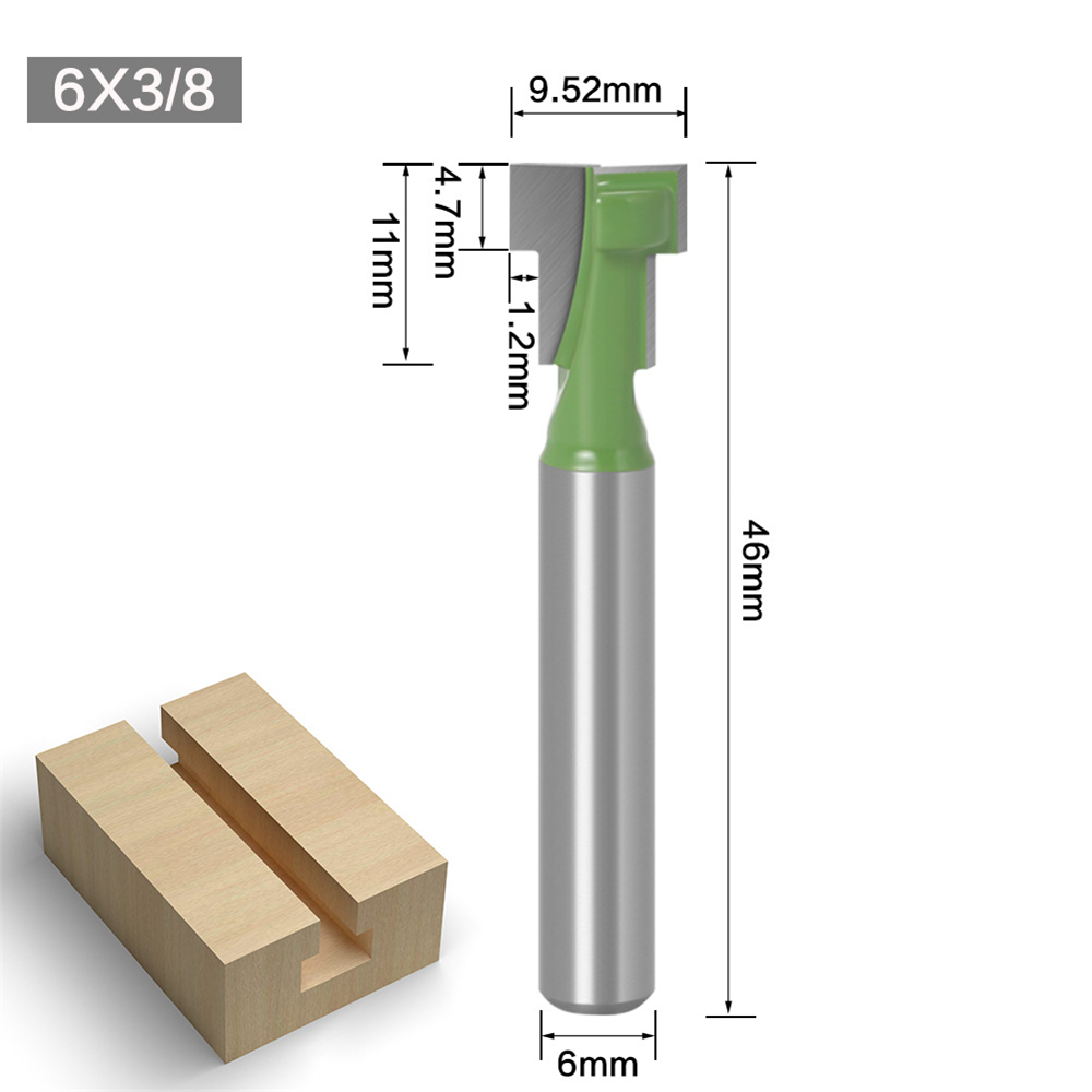 6mm-14quot-Shank-T-Track-Slotting--T-Slot-Keyhole-Cutter-Router-Bit-Steel-Handle-516quot-38--12-Leng-1812555-7