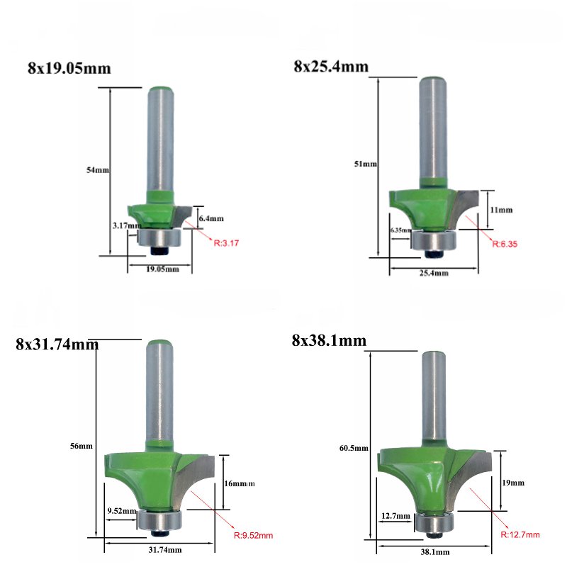 8mm-Corner-Round-Over-Router-Bit-with-Bearing-for-Wood-Woodworking-Tool-Tungsten-Carbide-Milling-Cut-1815074-8