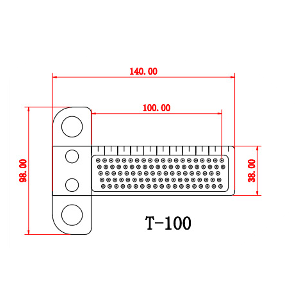 Aluminium-Alloy-T-100-Hole-Positioning-Metric-Measuring-Ruler-100mm-Woodworking-T-Squares-Marking-Ru-1542787-8