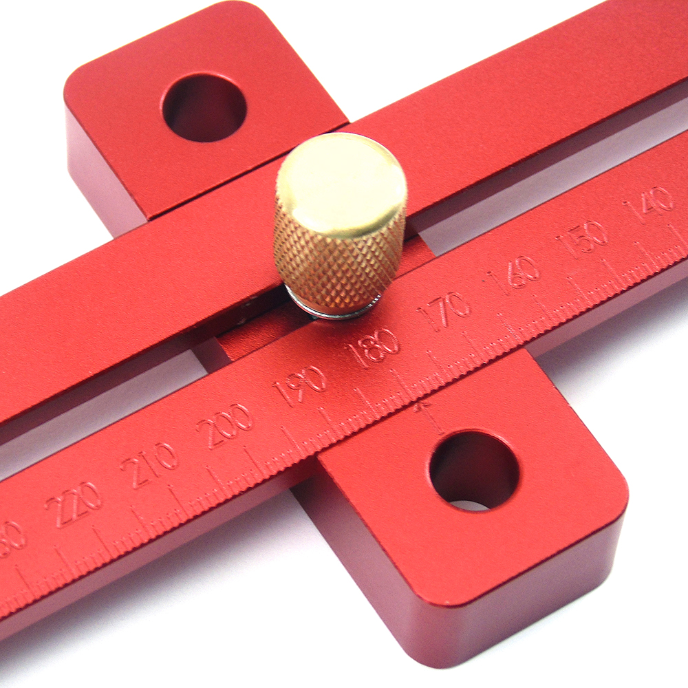 Aluminum-Alloy-170270370mm-Scale-Measure-Scribing-Ruler-Woodworking-T-type-Hole-Ruler-Marking-Tool-1377213-6