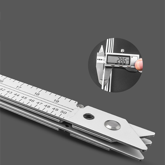 Aluminum-Alloy-45-Degree-Metric-and-Imperial-Triangle-Ruler-Multifunctional-Foldable-Wood-Angle-Rule-1926994-4