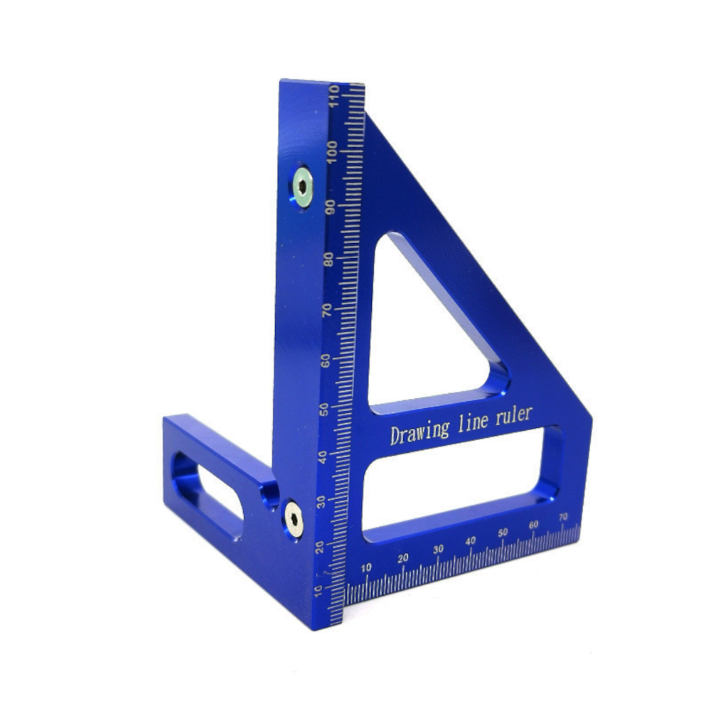 Aluminum-Alloy-Multifunctional-Woodworking-Ruler-Square-Layout-Miter-Triangle-Ruler-45-90-Degree-Met-1807647-4