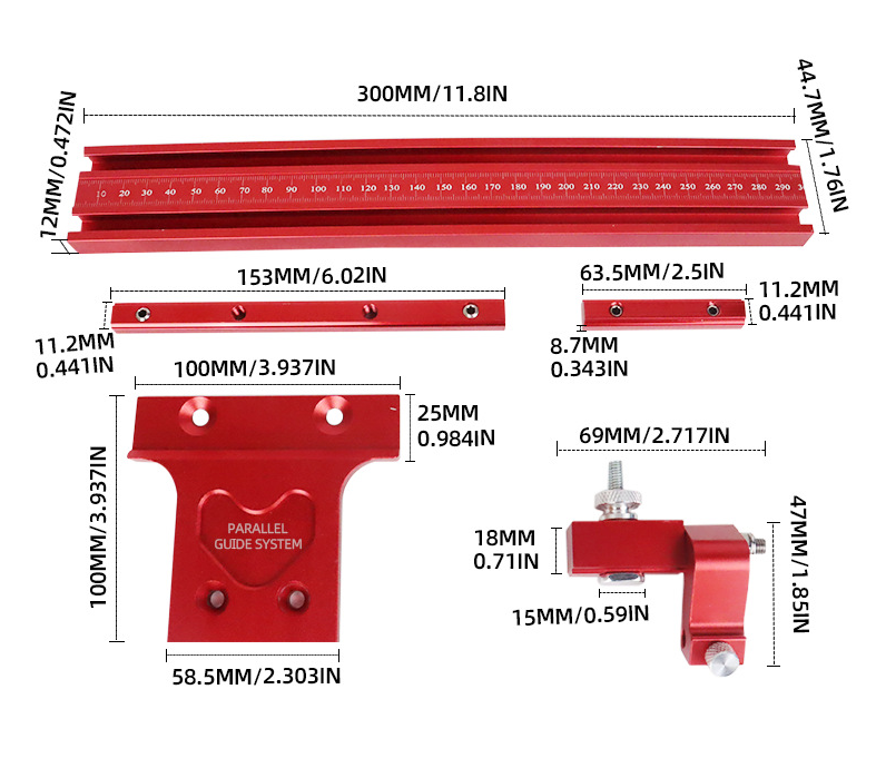 Aluminum-Alloy-Parallel-Guide-System-for-Repeatable-Cuts-for-Track-Saw-Rail-Fit-for-Festool-Woodwork-1895974-2