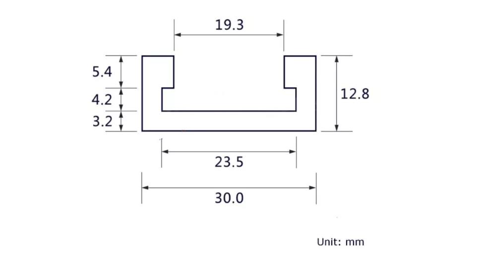 Blue-100-1200mm-T-slot-T-track-Miter-Track-Jig-Fixture-Slot-30x128mm-For-Table-Saw-Router-Table-Wood-1470511-8