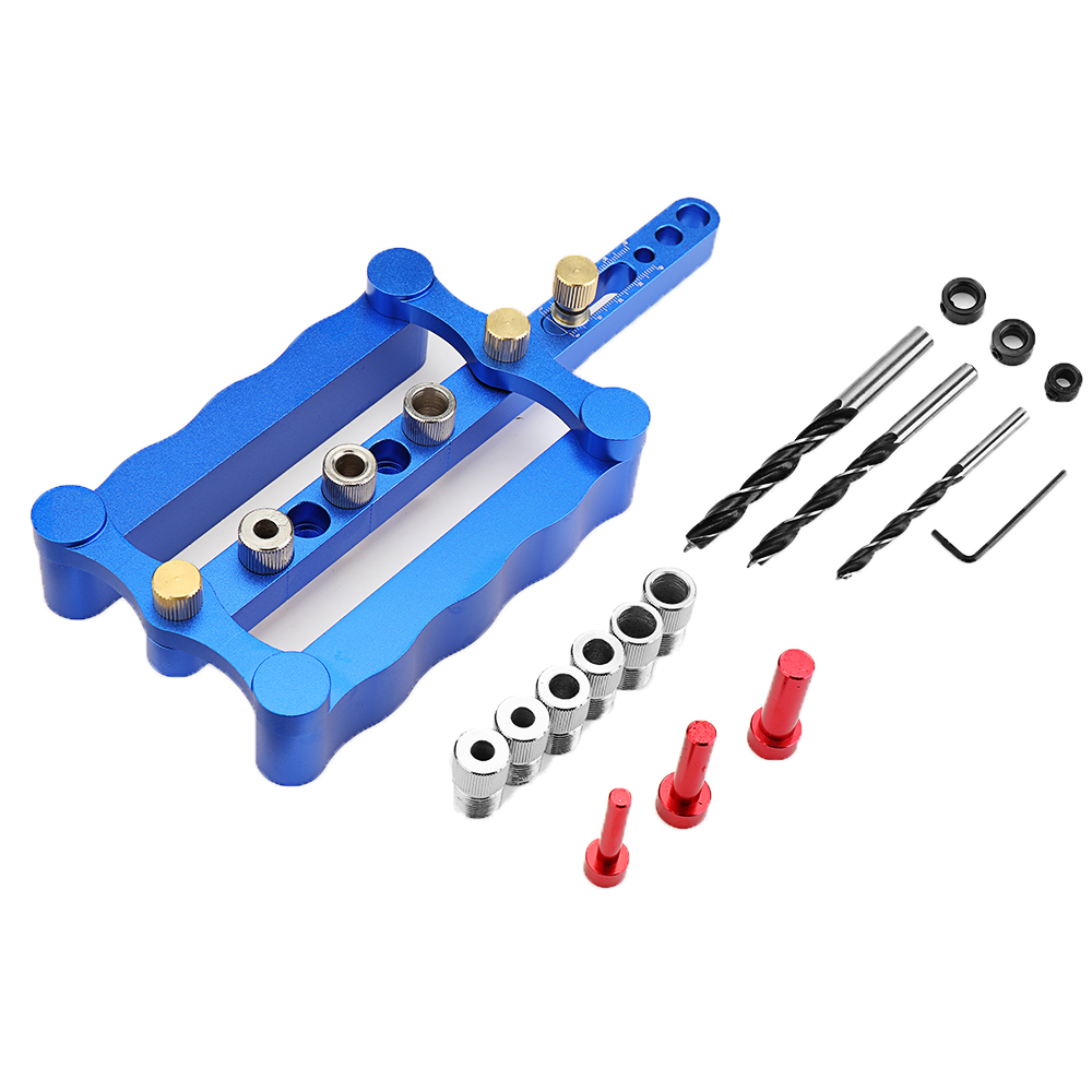 Blue-6810mm-Self-Centering-Doweling-Jig-Set-Aluminum-Alloy-Hole-Punch-Locator-Dowel-Jig-Drill-Guide--1675920-2