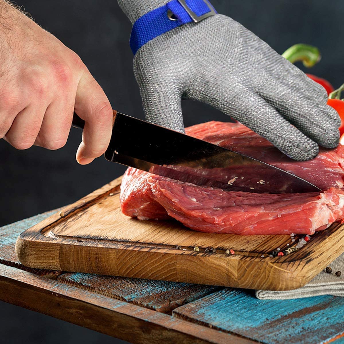 Cut-proof-Resistant-Gloves-Stainless-Steel-Wire-Mesh-Gloves-for-Carpentry-Butcher-Tailor-Operation-G-1796841-10