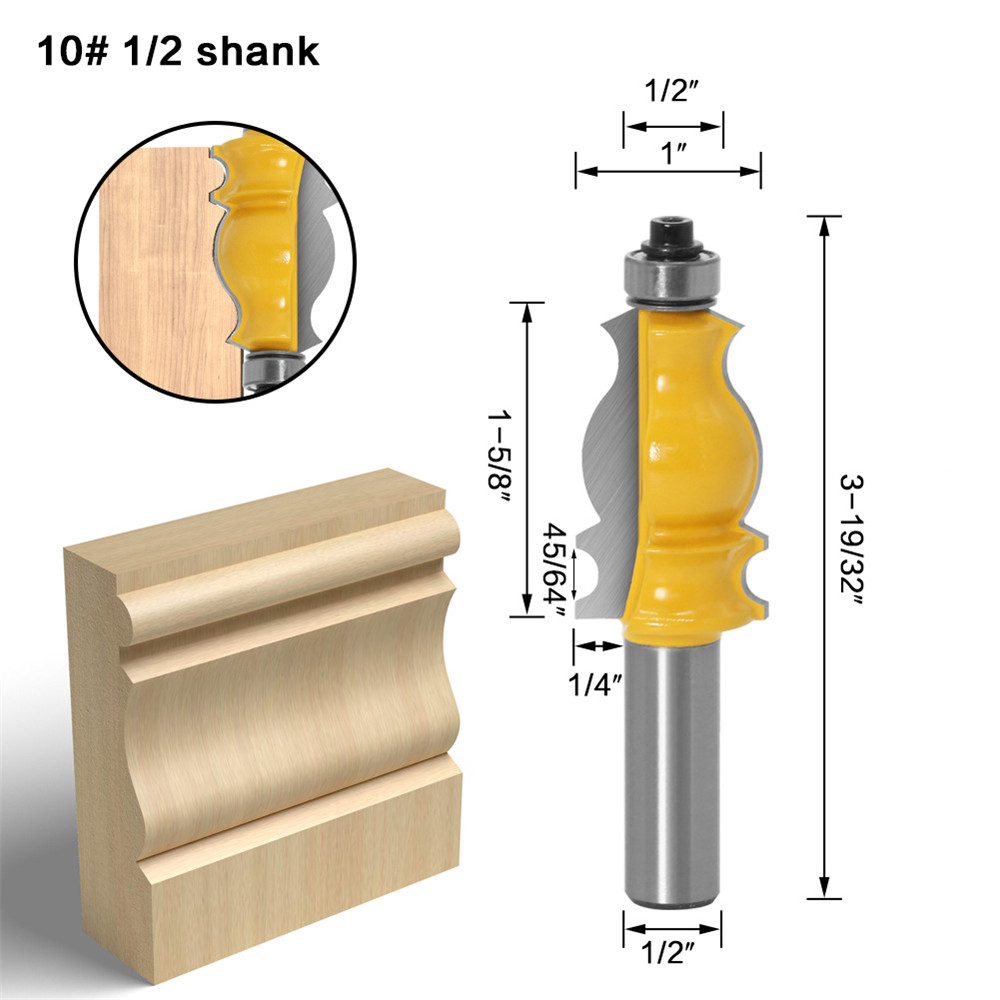 Drillpro-10-Piece-12-Inch-Shank-Architectural-Molding-Router-Bit-Set-Door-Picture-Frame-Molding-Rout-1751573-12