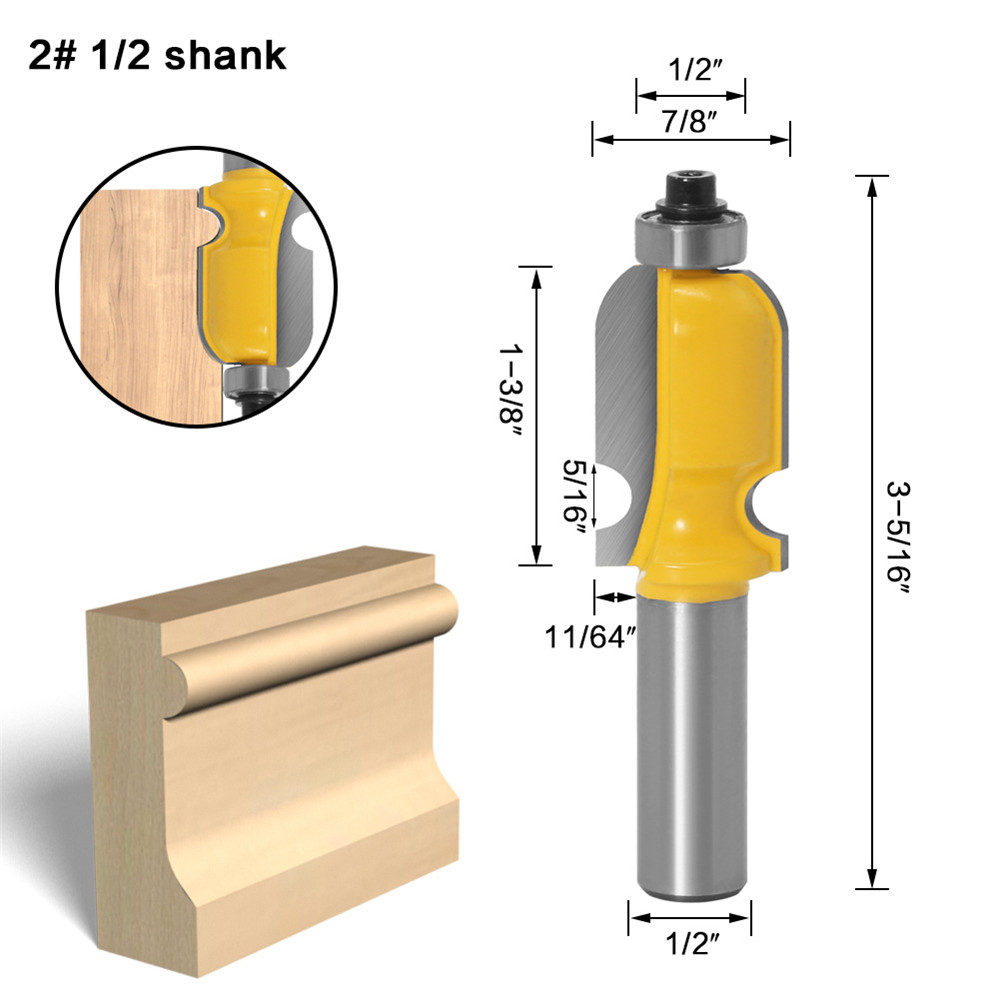 Drillpro-10-Piece-12-Inch-Shank-Architectural-Molding-Router-Bit-Set-Door-Picture-Frame-Molding-Rout-1751573-4