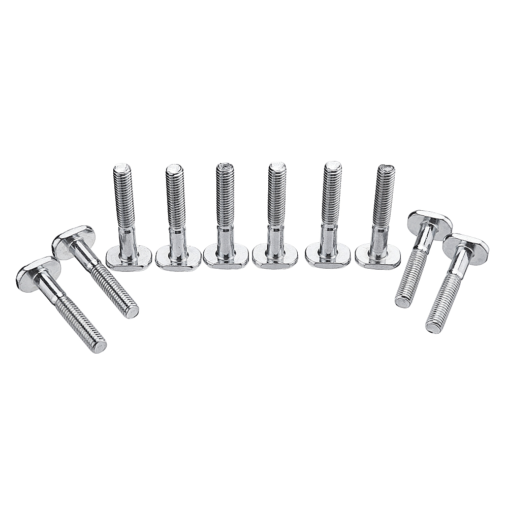 Drillpro-10pcs-M6x40mm-T-Nut-T-Sliding-Screws-For--30-Series-Miter-Track-Woodworking-Tool-1393376-8