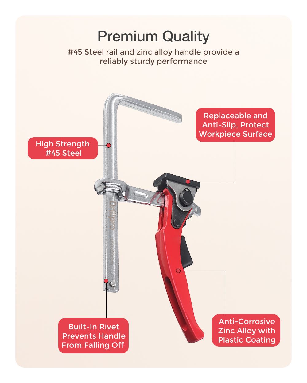 Drillpro-160x60mm-Quick-Release-Ratcheting-Guide-Rail-Clamp-Track-F-Clamp-for-MFT-Table-and-Track-Sa-1857723-2