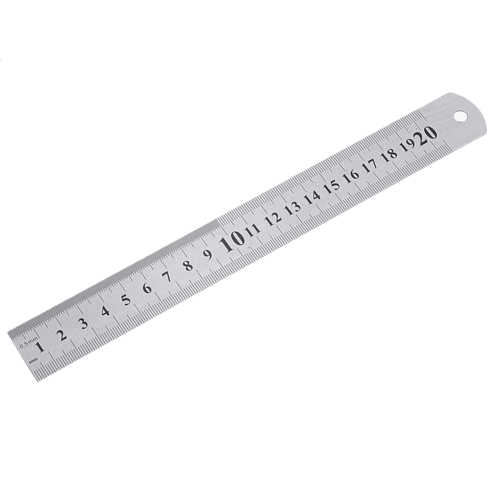 Drillpro-26mm-Width-2030cm-Length-Straight-Ruler-With-Locking-Stop-MetricInch-Woodworking-Line-Locat-1560492-8