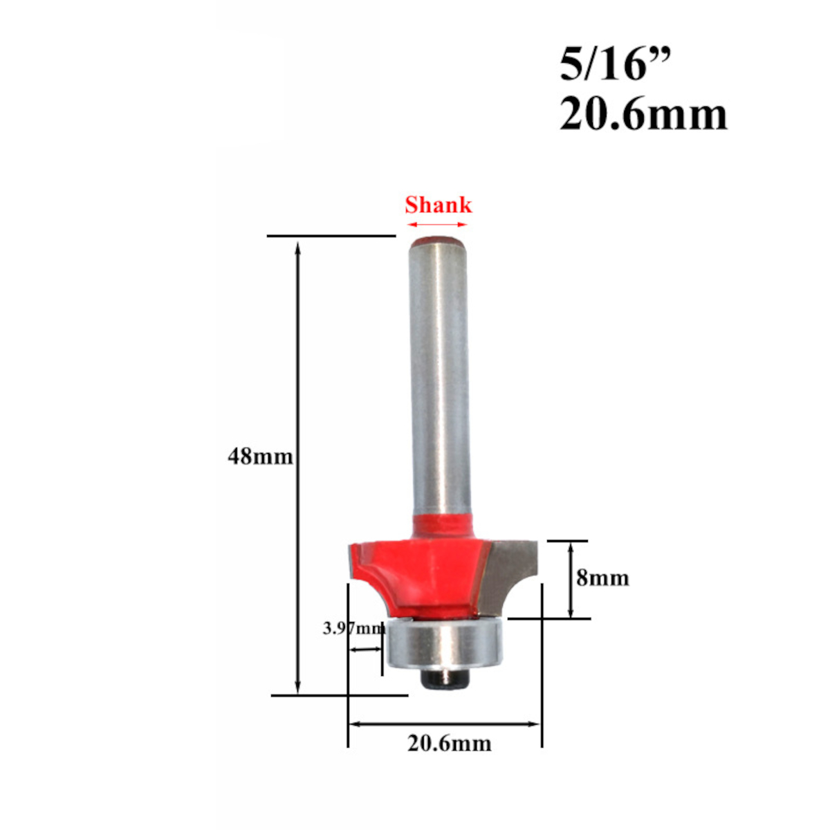 Drillpro-6mm-Shank-Corner-Round-Over-Router-Bit-with-Bearing-Cleaning-Flush-Milling-Cutter-for-Wood--1785858-4