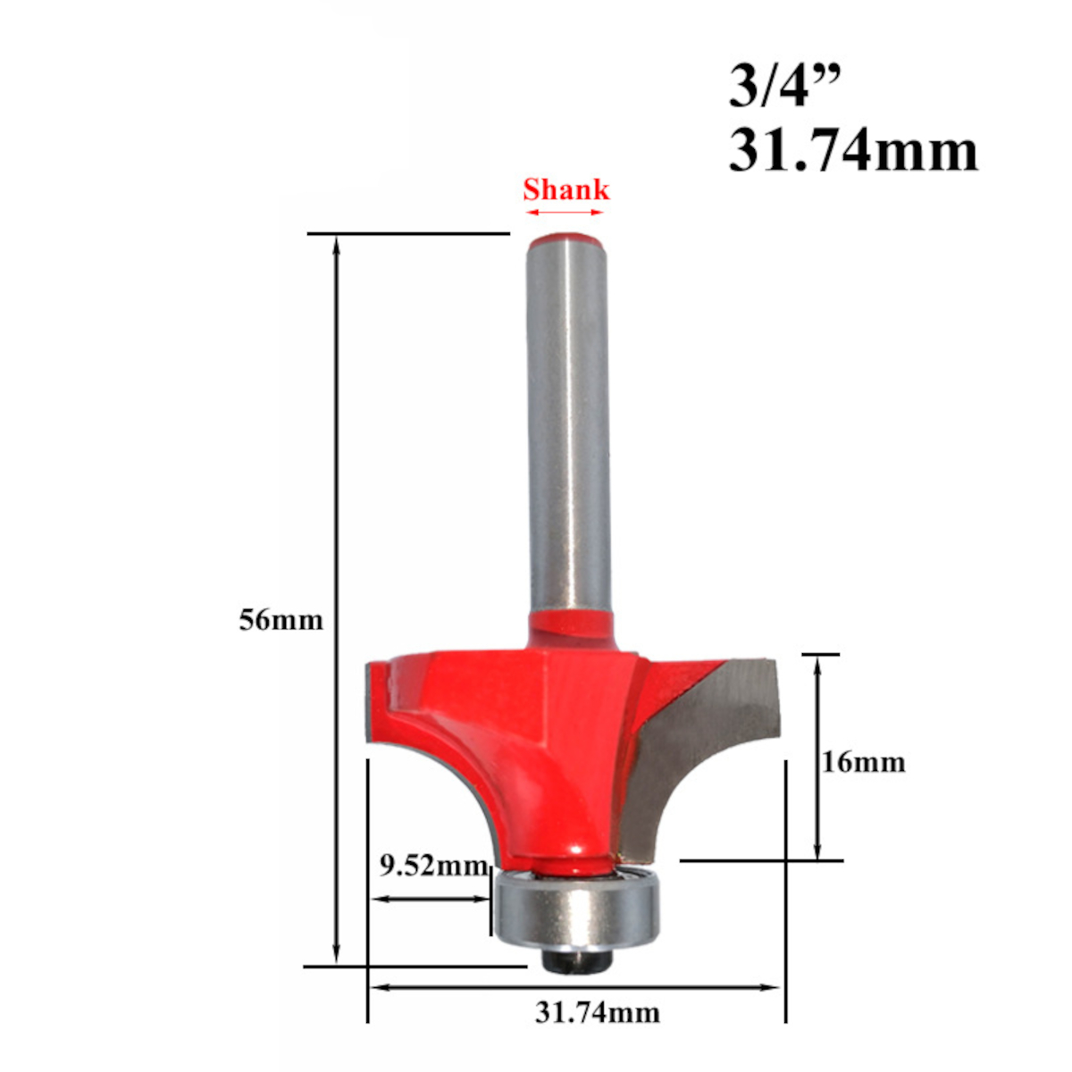 Drillpro-6mm-Shank-Corner-Round-Over-Router-Bit-with-Bearing-Cleaning-Flush-Milling-Cutter-for-Wood--1785858-8