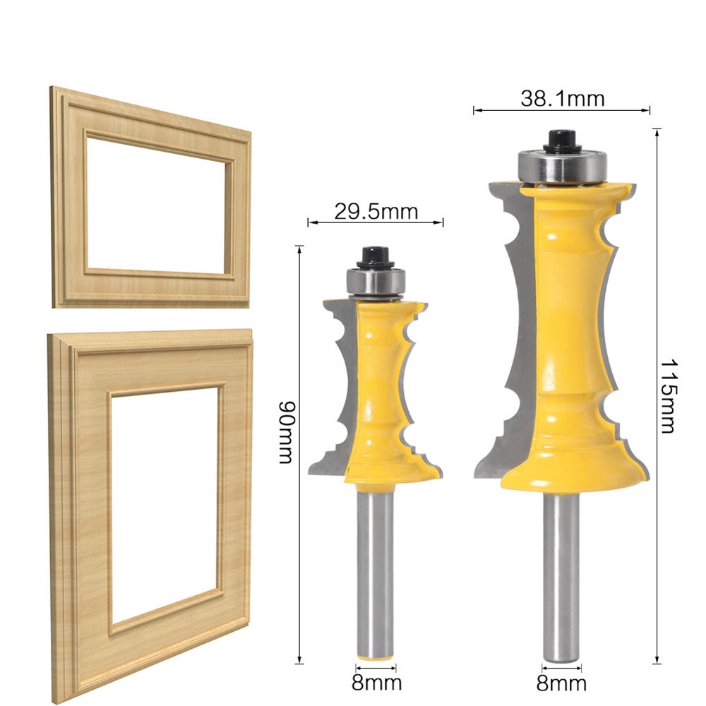 Drillpro-8mm-Shank-38mm-64mm-Miter-Frame-Molding-Router-Bit-Line-knife-Door-knife-Tenon-Cutter-for-W-1729541-1