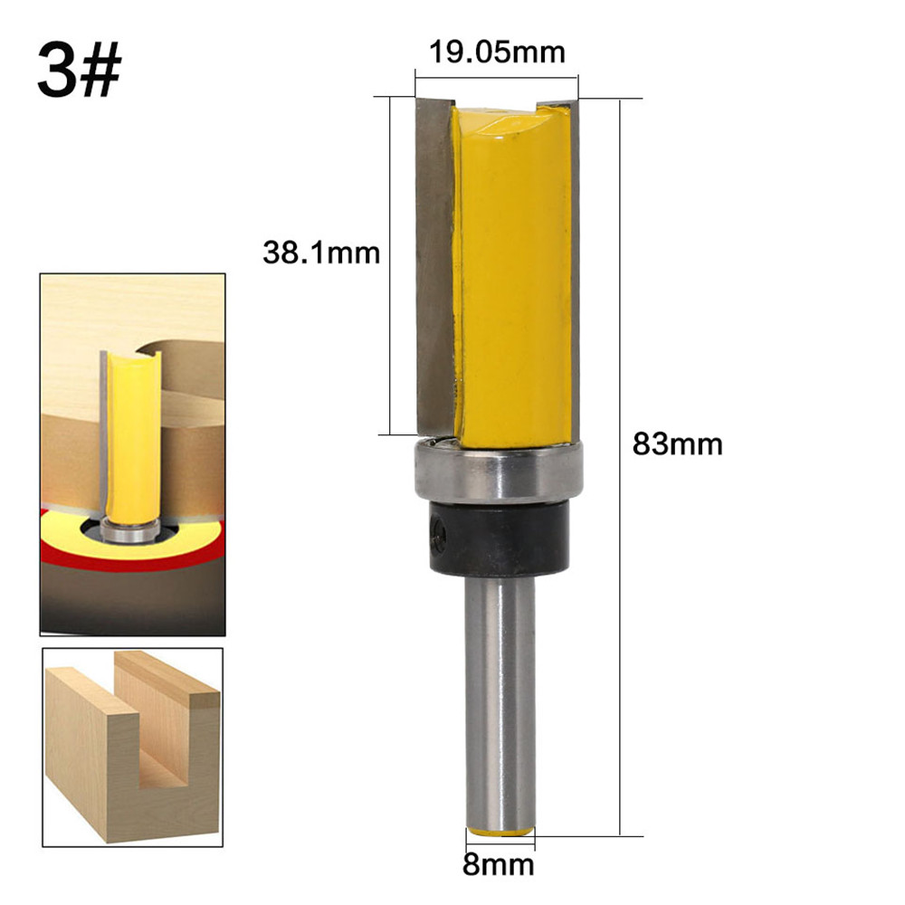 Drillpro-8mm-Shank-Template-Trim-Hinge-Mortising-Router-Bit-Bearing-Straight-End-Mill-Trimmer-Cleani-1725205-8