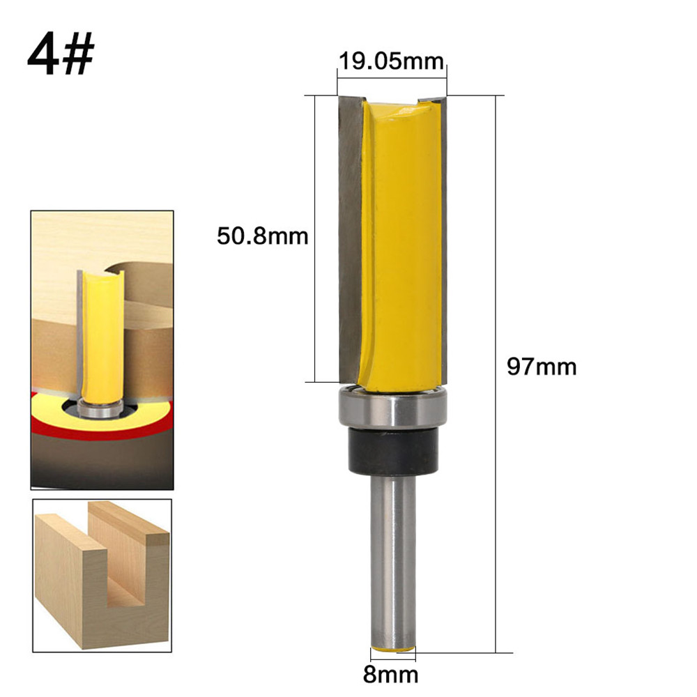 Drillpro-8mm-Shank-Template-Trim-Hinge-Mortising-Router-Bit-Bearing-Straight-End-Mill-Trimmer-Cleani-1725205-9