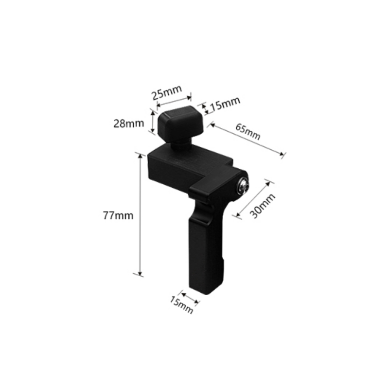 Drillpro-Aluminum-Box-Joint-Jig-Fence-Stop-For-Miter-Gauge-T-Track-Woodworking-Tool-1705908-8