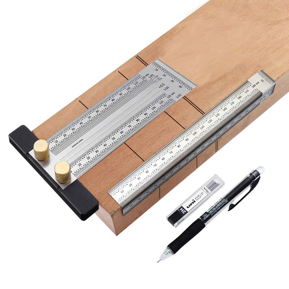 High-precision-Scale-Ruler-T-type-Hole-Ruler-Stainless-Woodworking-Scribing-Mark-1741518-2