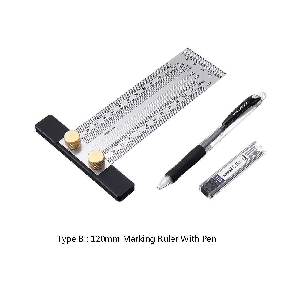 High-precision-Scale-Ruler-T-type-Hole-Ruler-Stainless-Woodworking-Scribing-Mark-1741518-9