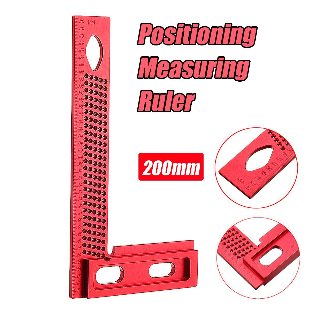 L-Type-160200mm-Aluminum-Alloy-Woodworking-Square-Hole-Positioning-Metric-Measuring-Ruler-Carpenter--1805325-1