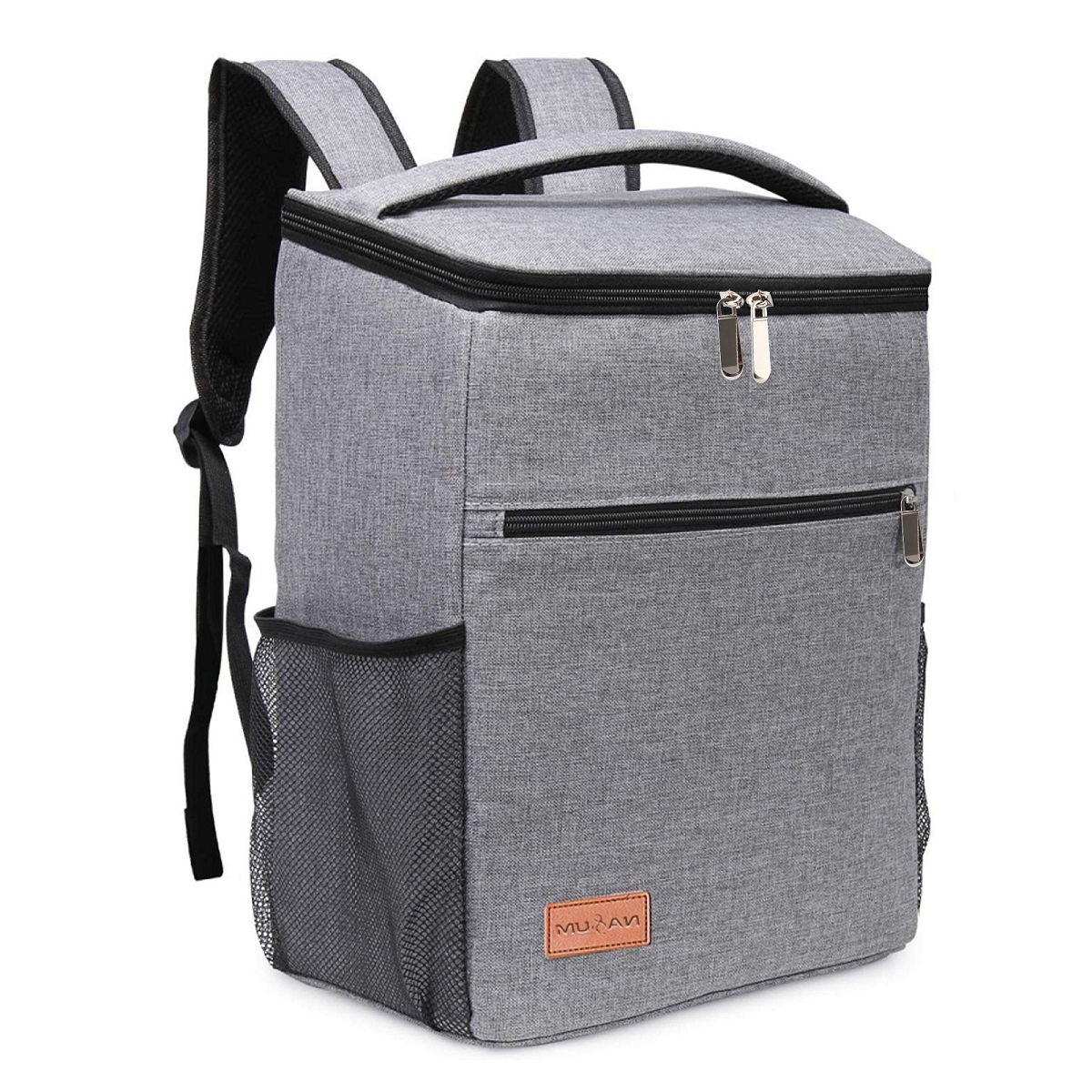 NASUM-25L-Gray-Insulated-Waterproof-Cooling-Backpack-Bag-Picnic-Camping-Rucksack-Ice-Cooler-Bag-1901895-1