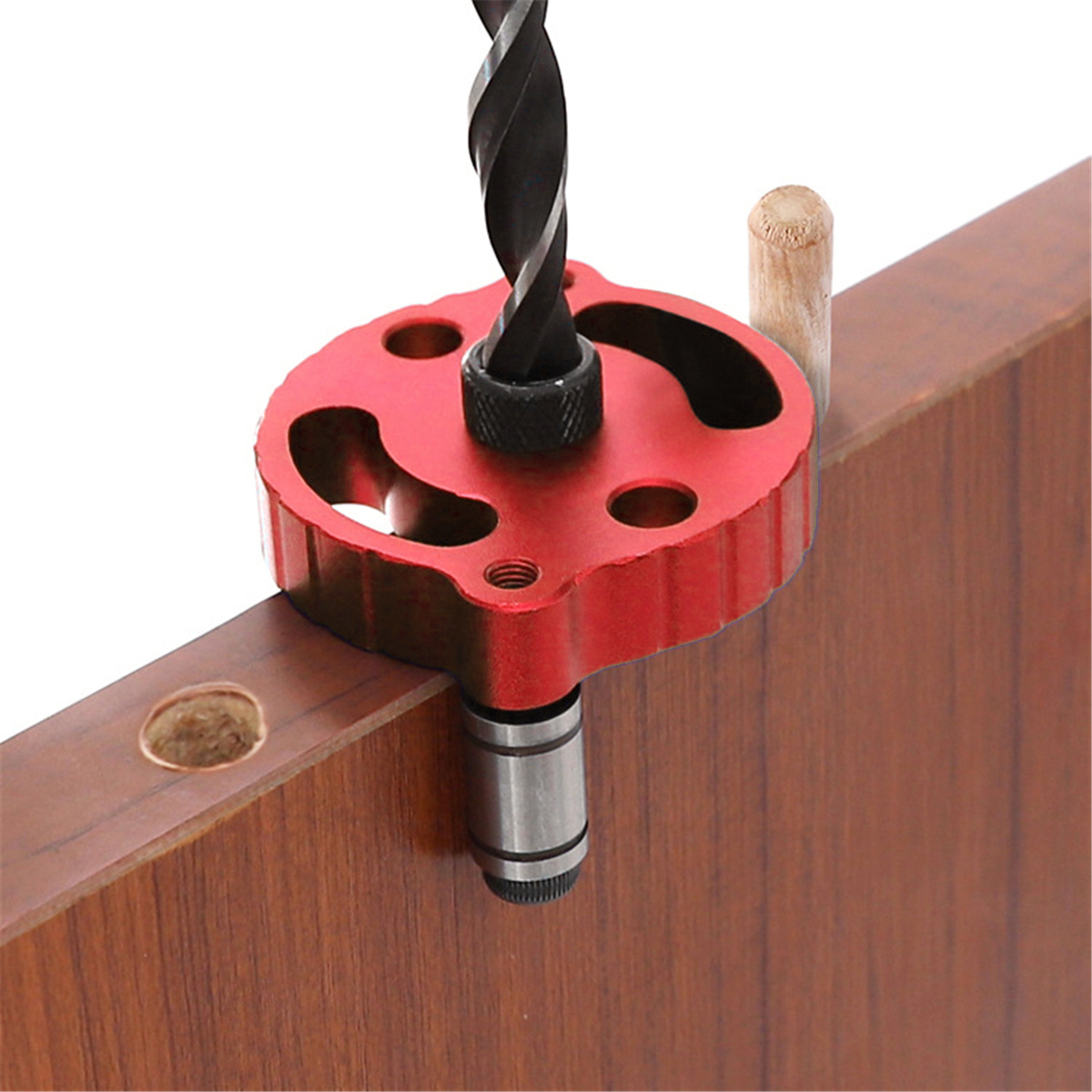 Self-centering-6810mm-Dowelling-Jig-Wood-Panel-Puncher-Hole-Locator-Measuring-Drilling-Woodworking-T-1626512-7