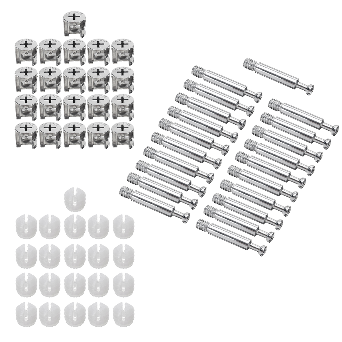 Wnew-20PCS-3-in-1-Eccentric-Wheel-Connecting-Piece-Furniture-Screw-Nut-Kit-Fit-For-Dowel-Jig-Furnitu-1885652-1