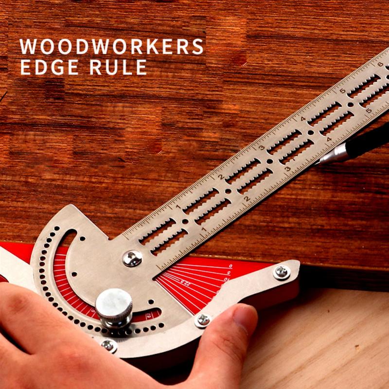 Woodworkers-Edge-Rule-Efficient-Protractor-Angle-Woodworking-Ruler-Angle-Measuring-Tool-Stainless-St-1923789-8