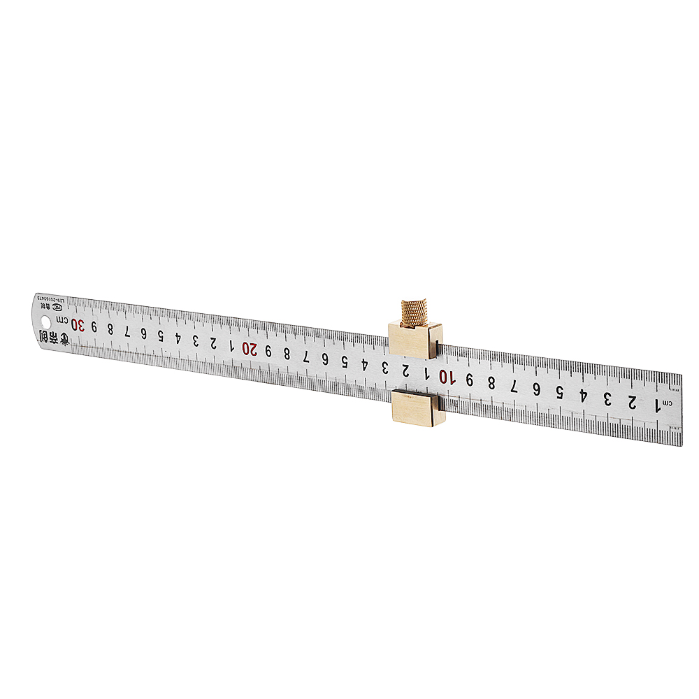 Woodworking-Metric-and-Inch-Line-Scribe-Ruler-Positioning-Measuring-Ruler-300mm-Marking-T-Ruler-Wood-1548601-3