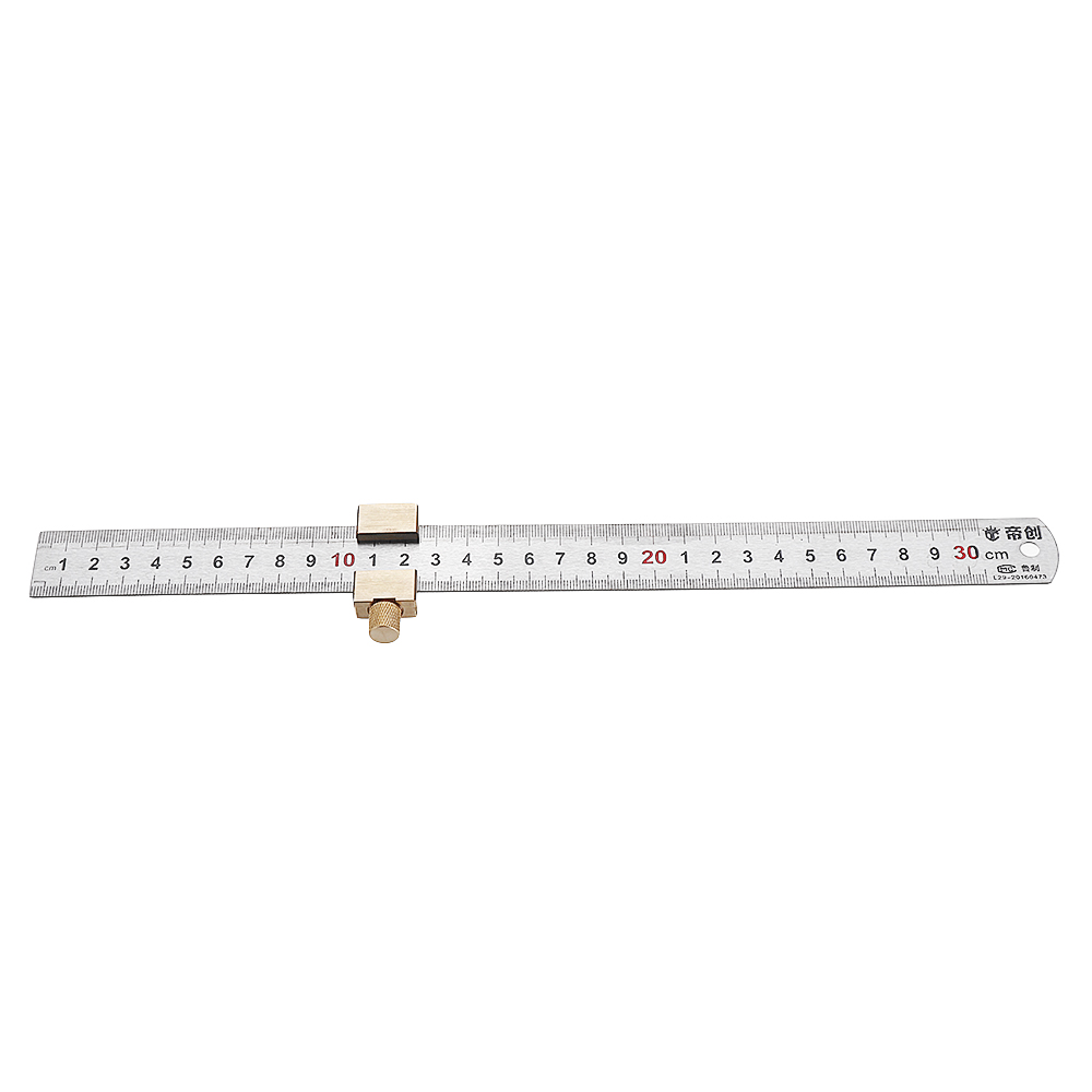 Woodworking-Metric-and-Inch-Line-Scribe-Ruler-Positioning-Measuring-Ruler-300mm-Marking-T-Ruler-Wood-1548601-4
