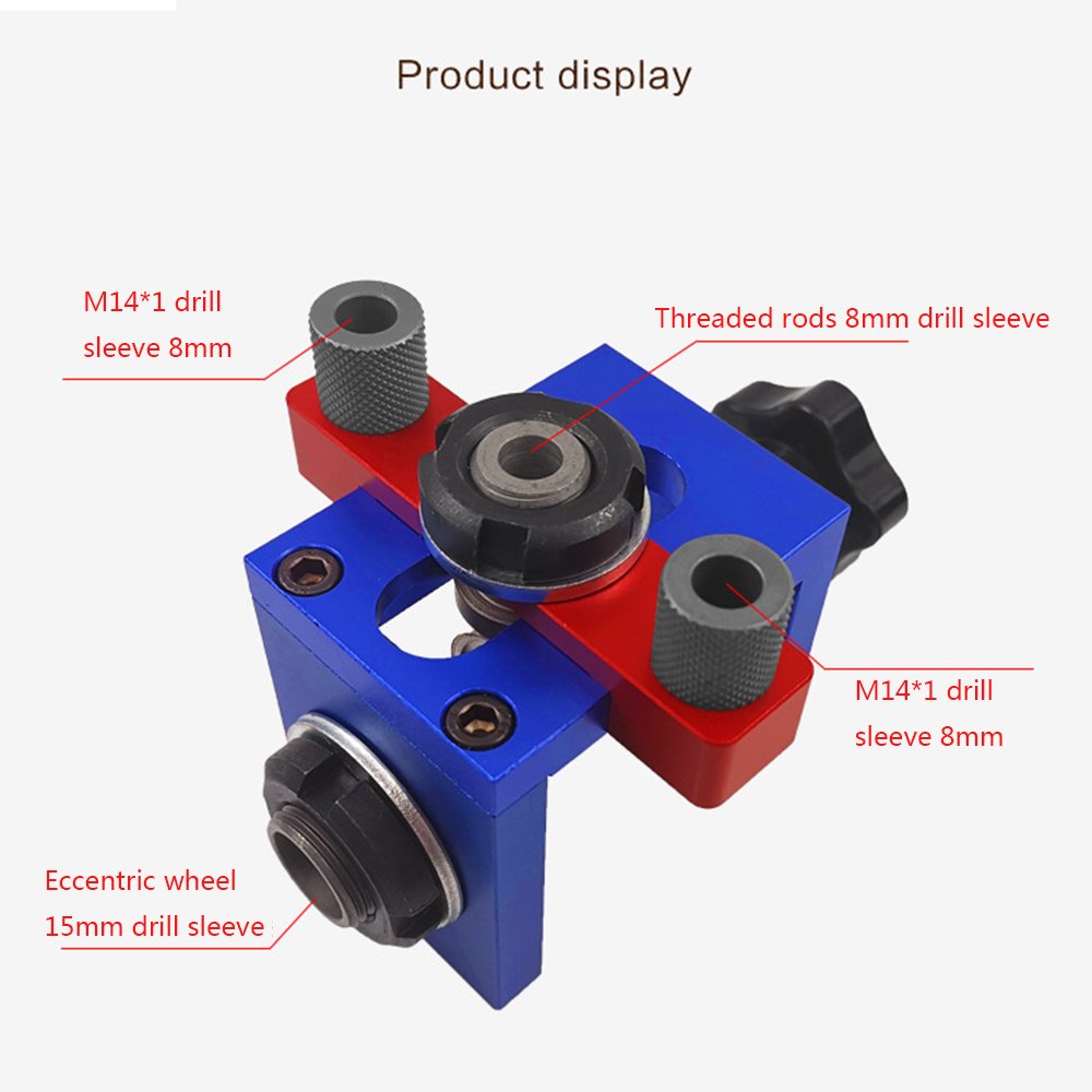 X150-3-in-1-Adjustable-Doweling-Jig-Hole-Drilling-Guide-Locator-Woodworking-Pocket-Fixture-Wood-Plat-1741022-2