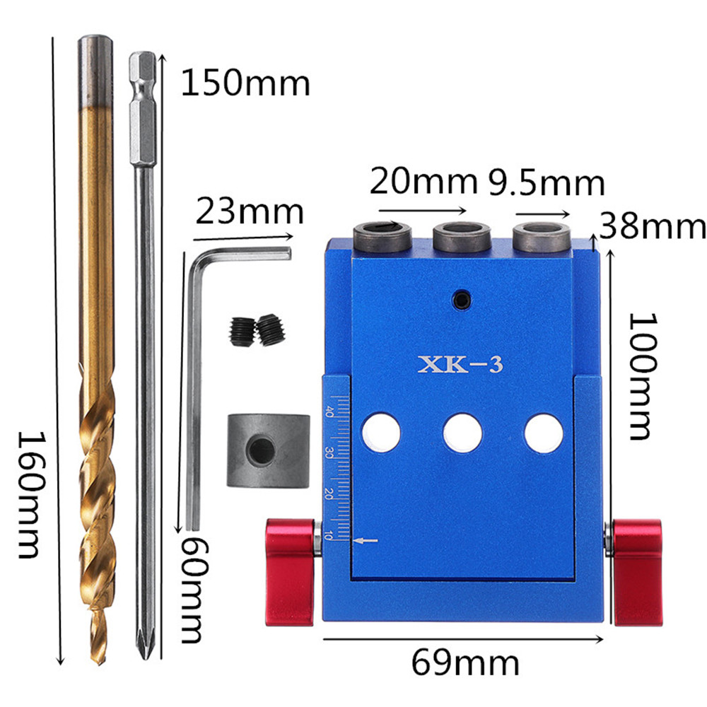 XK-3-Pocket-Hole-Jig-Kit-3-Holes-Woodworking-Drill-Guide-Aluminium-Oblique-Drill-Guide-Locator-Tools-1407529-1