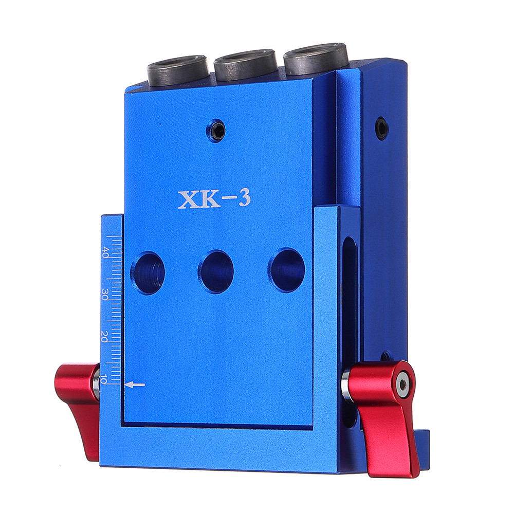 XK-3-Pocket-Hole-Jig-Kit-3-Holes-Woodworking-Drill-Guide-Aluminium-Oblique-Drill-Guide-Locator-Tools-1407529-3