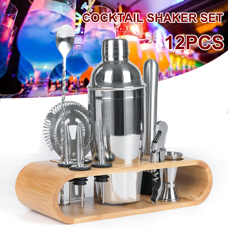 12Pcs-075Ltr-Stainless-Steel-Ice-Mixer-Set-Cocktail-Shaker-Mixer-Maker-Bar-Drink-Tools-1724897-1