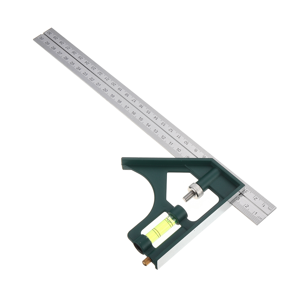 BERRYLION-300mm-Adjustable-Combination-Square-Angle-Ruler-4590-Degree-with-Bubble-Level-Multifunctio-1581150-3