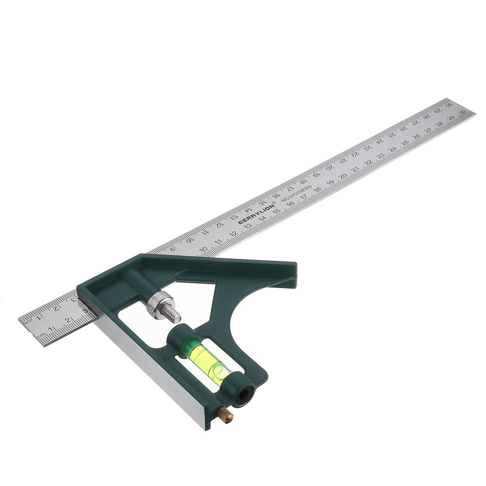 BERRYLION-300mm-Adjustable-Combination-Square-Angle-Ruler-4590-Degree-with-Bubble-Level-Multifunctio-1581150-6