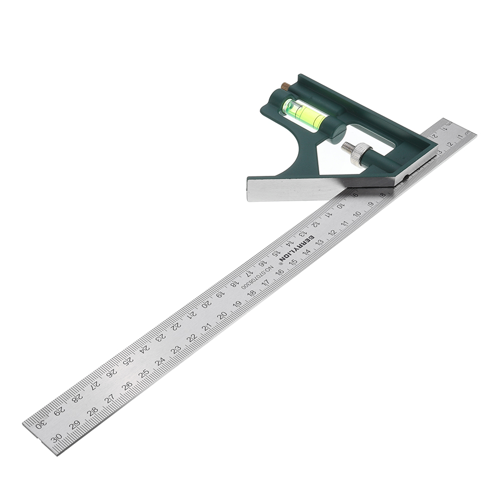 BERRYLION-300mm-Adjustable-Combination-Square-Angle-Ruler-4590-Degree-with-Bubble-Level-Multifunctio-1581150-7