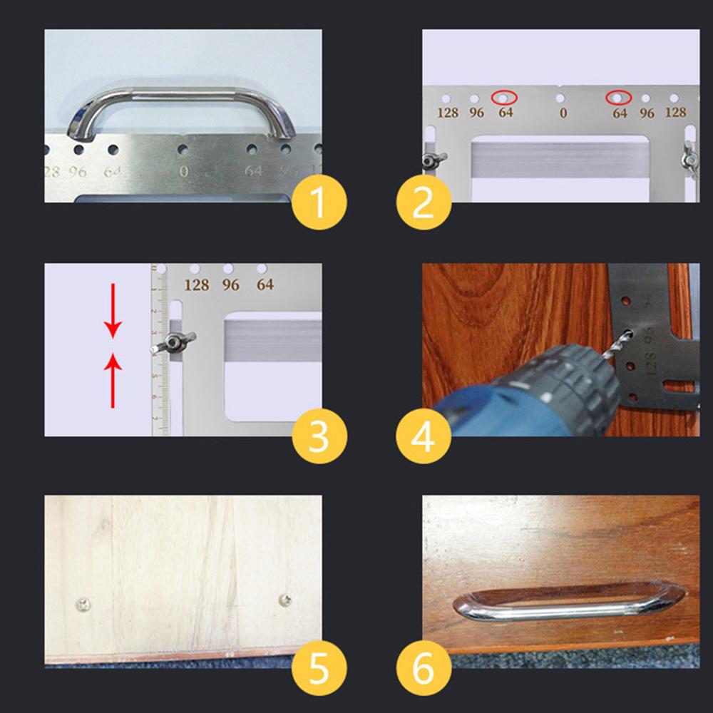 Drill-Bits-Doweling-Drilling-Punch-Locator-Woodworking-Drill-Guide-Tool-for-NEW-Stainless-Steel-Door-1532923-6