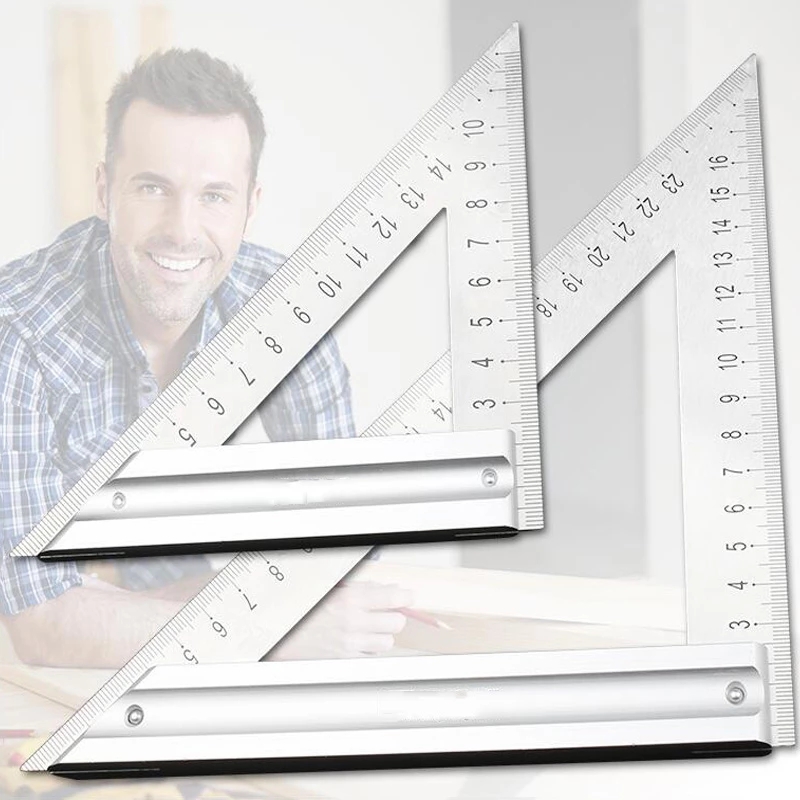 Greener-90-Degree-Square-Ruler-Triangle-Ruler-Stainless-Steel-Multi-Function-Triangle-Board-Woodwork-1821444-4