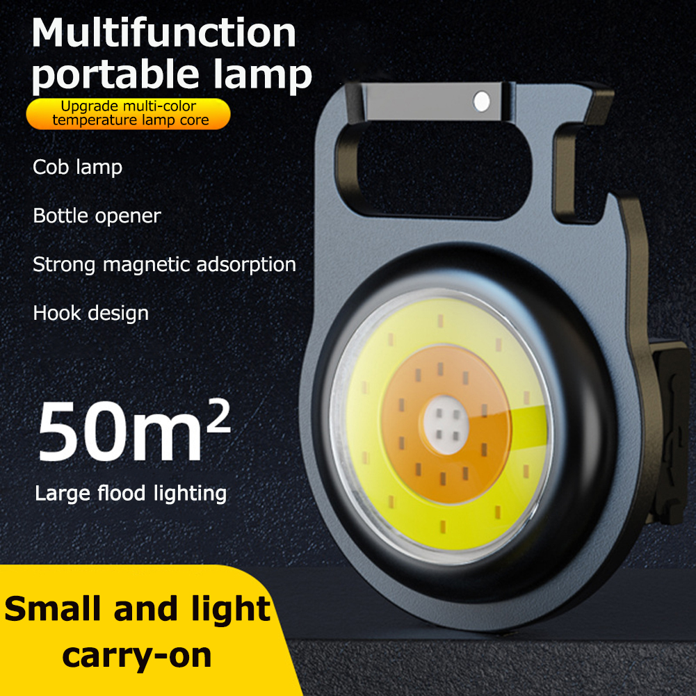 BIKIGHT-W890-COB-LED-Mini-Flashlight-Keychain-Camping-500lm-Clip-Emergency-Work-Lamp-Torch-for-Outdo-1965327-4