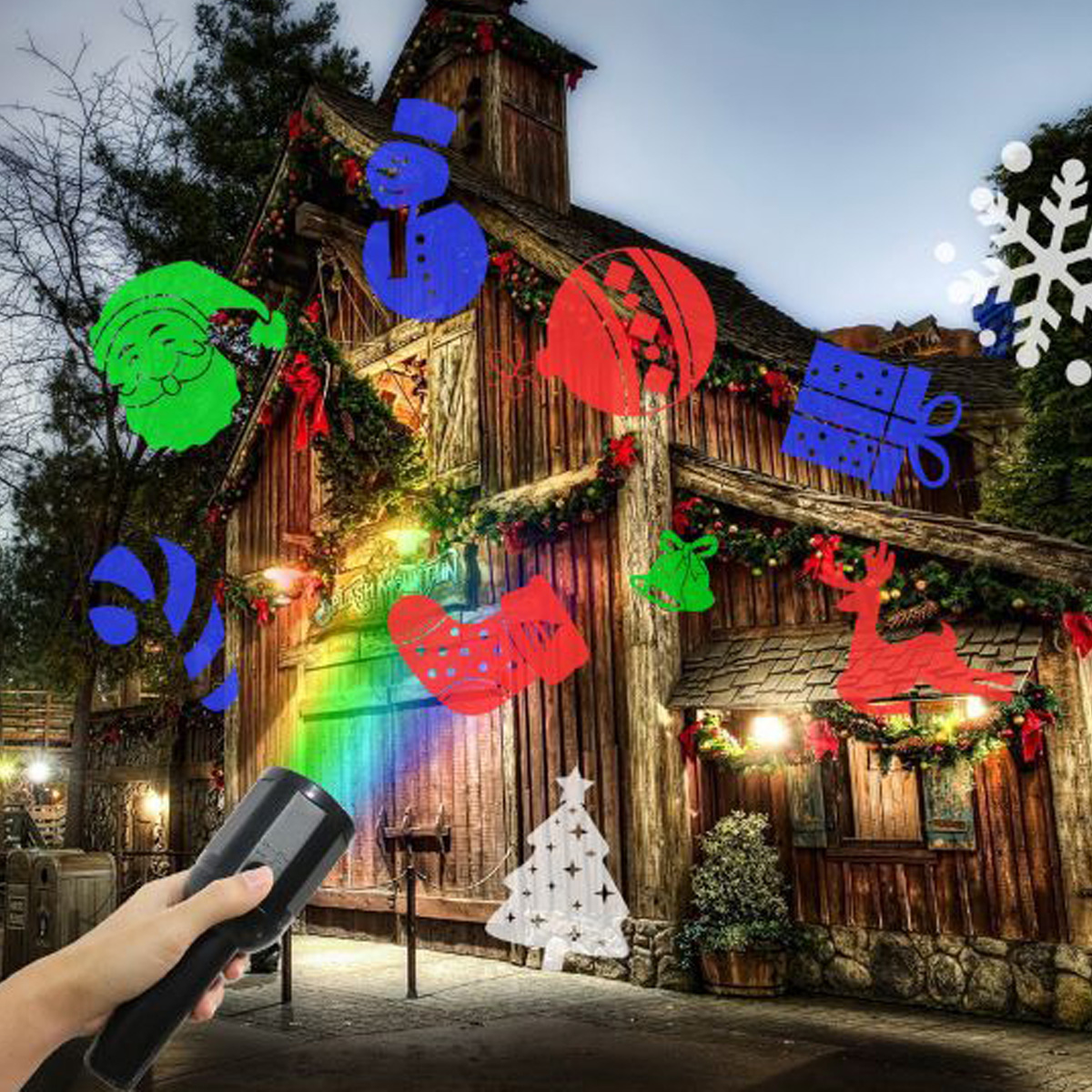 Christmas-12-Patterns-Flashlight-Projector-Lights-Garden-Decorative-Lamp-Light-Waterproof-Sparkling--1792180-9