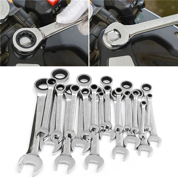 Raitooltrade-HT01-Chrome-Vanadium-Steel-Metric-Ratchet-Spanner-Wrench-Fixed-Head-6-32mm-1089483-3