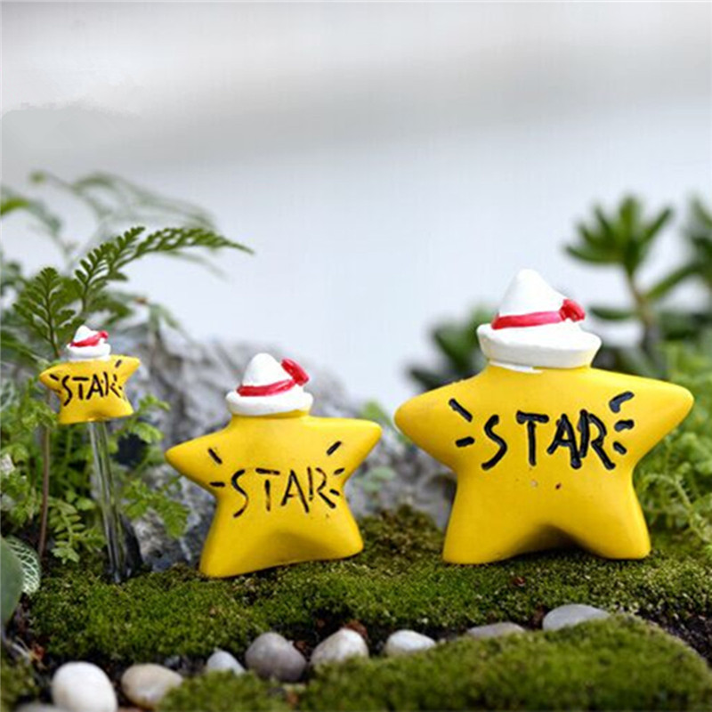 Micro-Yellow-Star-Landscape-Resin-Potted-Plant-Microlandschaft-Garden-DIY-Ornaments-1036019-2